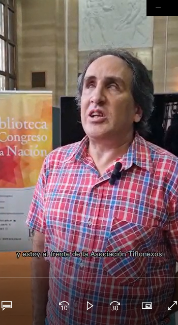 Pablo Lecuona en la Biblioteca del Congreso