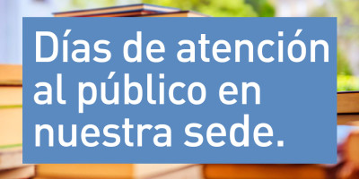 Días de atención al público en sede
