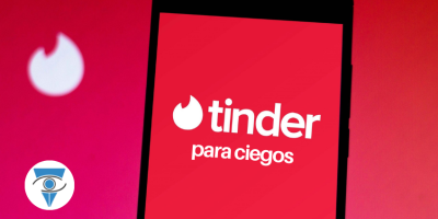 Pantalla de celular con la aplicacion Tinder